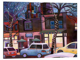Tableau en aluminium Magical Evening on Denman Street - Josh Byer