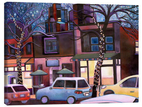 Lienzo Magical Evening on Denman Street