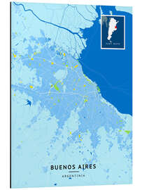 Magnettafel Buenos Aires, Argentinien