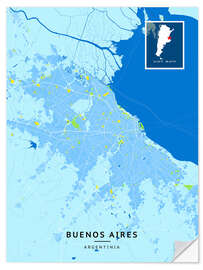 Wandsticker Buenos Aires, Argentinien
