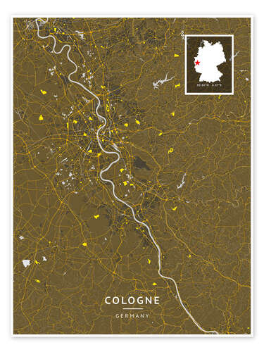 Poster Köln, Deutschland