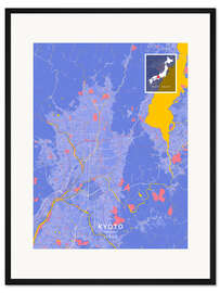 Gerahmter Kunstdruck Kyoto, Japan