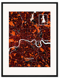 Gerahmter Kunstdruck London, UK