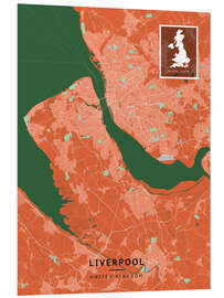 Hartschaumbild Liverpool, UK
