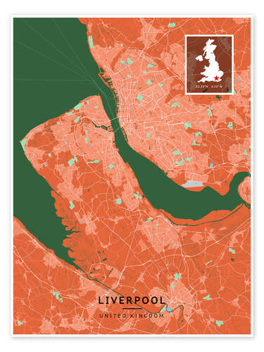 Poster Liverpool, UK