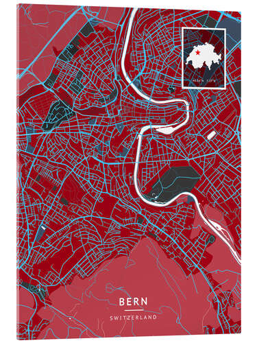 Acrylglasbild Bern, Schweiz