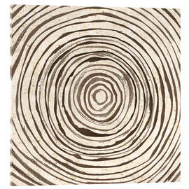 Acrylglasbild Warm Tribal Spiral II