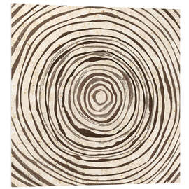 Hartschaumbild Warm Tribal Spiral II