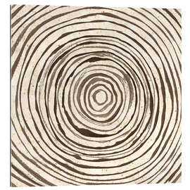 Gallery Print Warm Tribal Spiral II