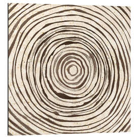 Magnettafel Warm Tribal Spiral II