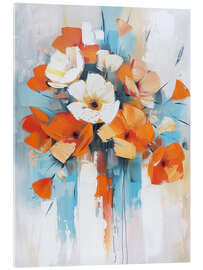 Acrylglasbild Blüten in der Sonne