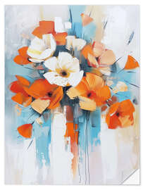 Wandsticker Blüten in der Sonne