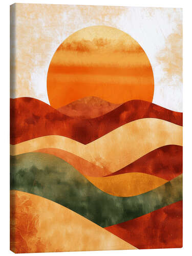 Canvas print Golden Fade