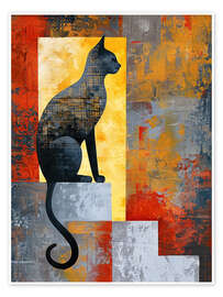 Wall print Mystic Meow - DejaReve