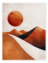 Wall print Sunset Mirage - DejaReve