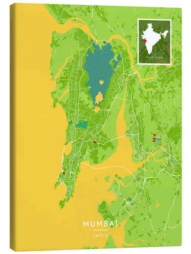 Canvas-taulu Mumbai, India