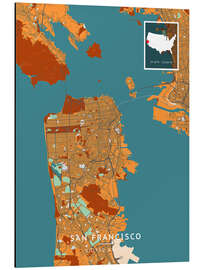 Magnettafel San Francisco, USA