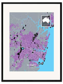 Gerahmter Kunstdruck Sydney, Australien