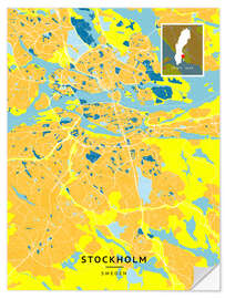 Wandsticker Stockholm, Schweden