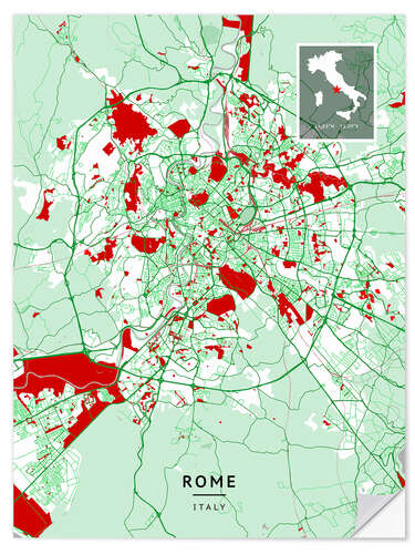 Naklejka na ścianę Rome, Italy