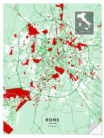 Naklejka na ścianę Rome, Italy