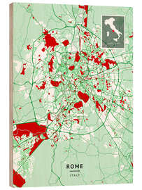 Tableau en bois Rome, Italy