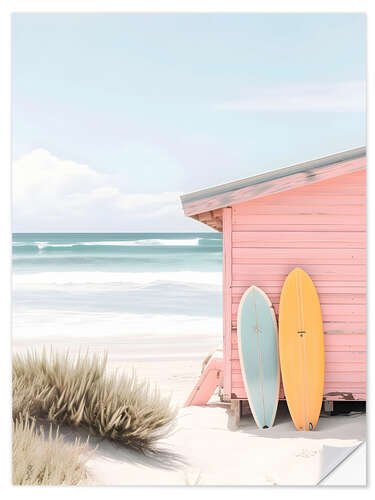 Sticker mural At the beach