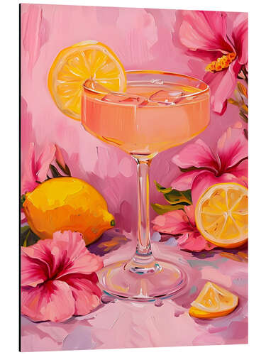 Aluminium print Summer cocktail