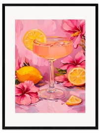 Gerahmter Kunstdruck Sommercocktail
