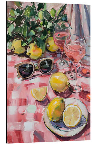 Aluminium print Summer still life
