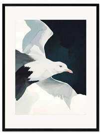 Gerahmter Kunstdruck Leiser Flug