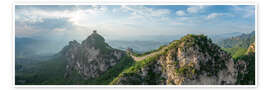 Wandbild Chinesische Mauer bei Simatai - Jan Christopher Becke