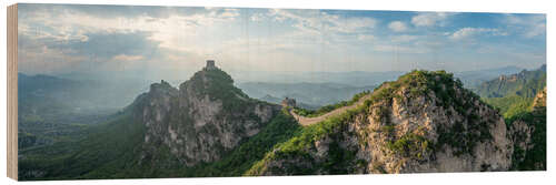 Obraz na drewnie Great Wall of China at Simatai