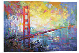 Akrylbillede Golden Gate Bridge in San Francisco, California - Leon Devenice