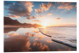 Acrylic print Sunset Fuerteventura - Lucas Tiefenthaler