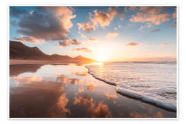 Wandbild Sonnenuntergang Fuerteventura - Lucas Tiefenthaler