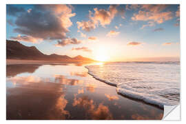 Wandsticker Sonnenuntergang Fuerteventura