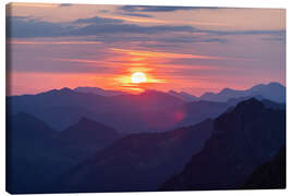 Lienzo Sunrise Hohe Matona - Lucas Tiefenthaler