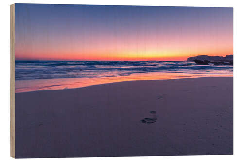 Obraz na drewnie Sunset at the sea in Greece