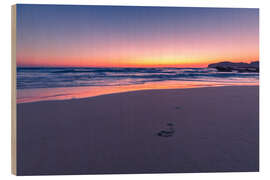 Obraz na drewnie Sunset at the sea in Greece - Lucas Tiefenthaler