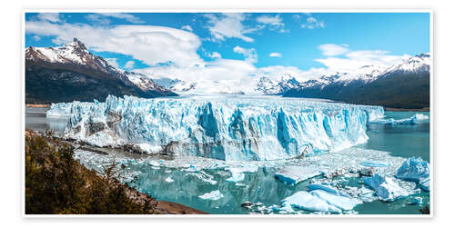 Poster Perito Moreno Glacier in Patagonia