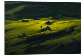 Hartschaumbild Schweiz im Sommer