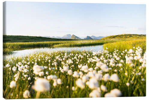 Canvas-taulu Summer in the Alps