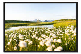 Gerahmter Kunstdruck Sommer in den Alpen