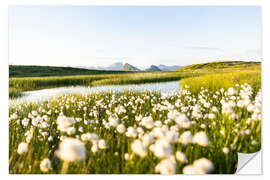 Wandsticker Sommer in den Alpen