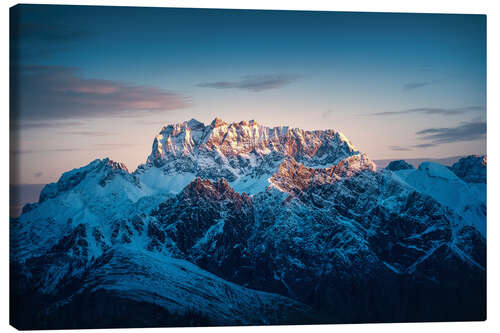 Lienzo Rote Wand at sunrise
