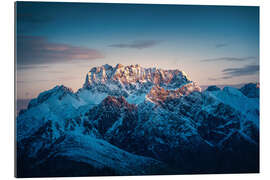 Gallery Print Rote Wand zum Sonnenaufgang