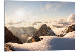 Gallery Print Sonnenuntergang auf der Valluga
