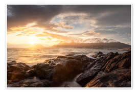Poster Sunset in Ushuaia, Argentina - Lucas Tiefenthaler