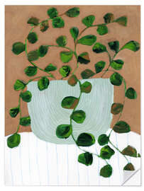 Wandsticker Stillleben mit Laub